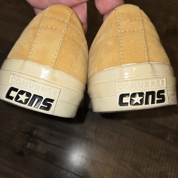Converse Men's Yellow Suede Sneakers - Picture 4 of 5